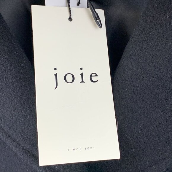 NWT Joie Hesperina Faux Fur Cuff Wool Blend Coat Size S - Picture 10 of 12